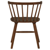 Jeffries Windsor Walnut Dining Side Chairs, Set of 2
