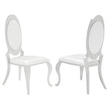 Anchorage Upholstered Dining Chair Cream White, Set of 2
