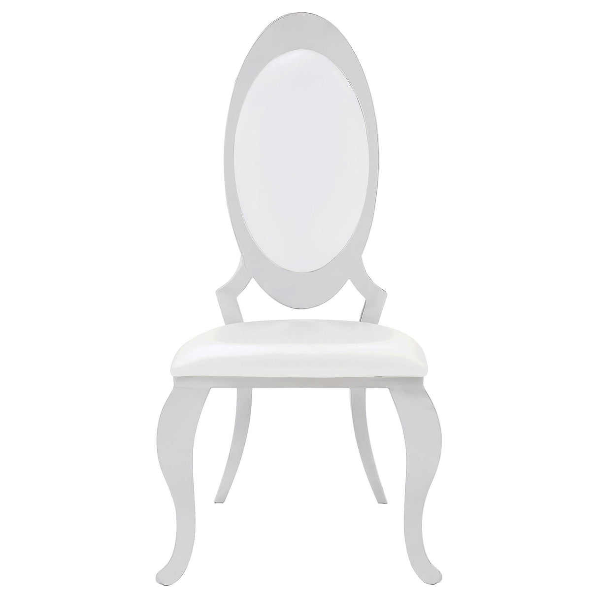 Anchorage Upholstered Dining Chair Cream White, Set of 2