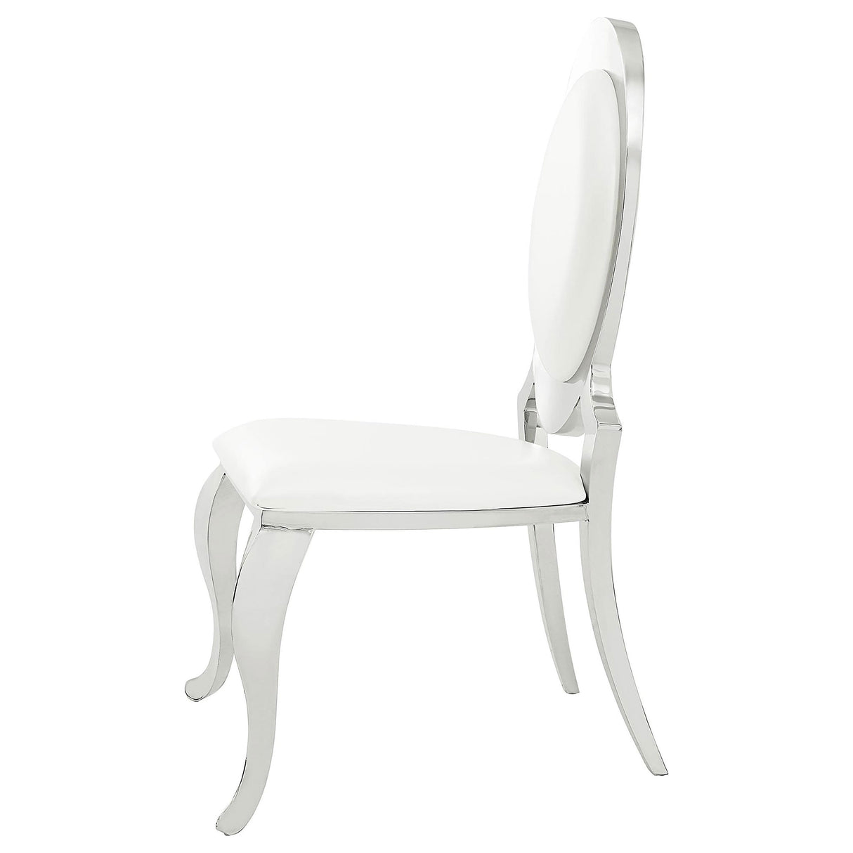 Anchorage Upholstered Dining Chair Cream White, Set of 2