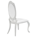Anchorage Upholstered Dining Chair Cream White, Set of 2