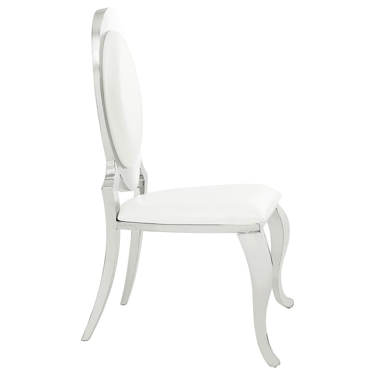Anchorage Upholstered Dining Chair Cream White, Set of 2