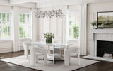Emery 76-Inch Rectangular Mirrored Dining Table