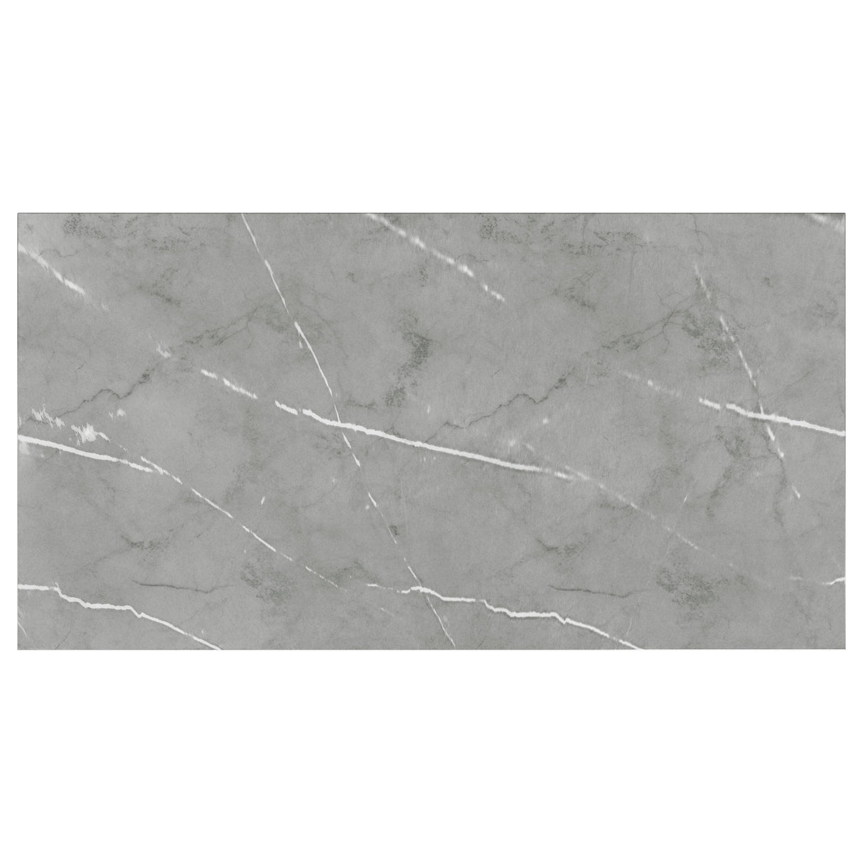 Sterling 72-Inch Grey Faux Marble Dining Table