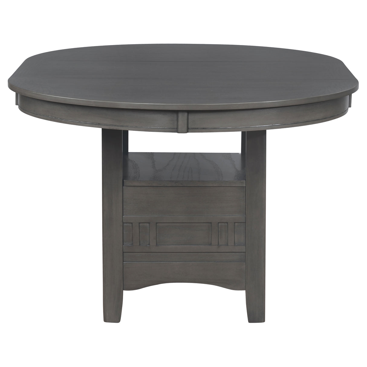 Lavon 5-Piece Oval Extension Dining Set, Medium Grey
