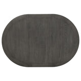 Lavon 5-Piece Oval Extension Dining Set, Medium Grey