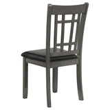 Lavon 5-Piece Oval Extension Dining Set, Medium Grey