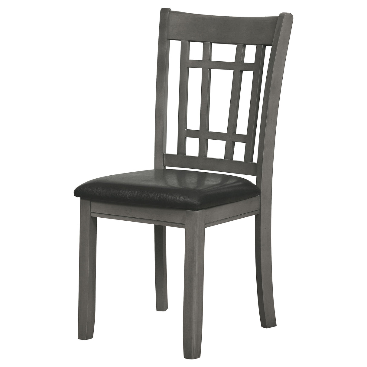 Lavon Wood Dining Side Chair - Medium Grey (Set of 2)