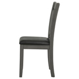 Lavon Wood Dining Side Chair - Medium Grey (Set of 2)