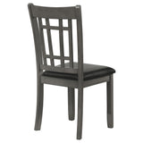 Lavon Wood Dining Side Chair - Medium Grey (Set of 2)