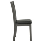 Lavon Wood Dining Side Chair - Medium Grey (Set of 2)