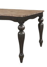 Bridget Rectangular 79-Inch Dining Table Brown Brushed