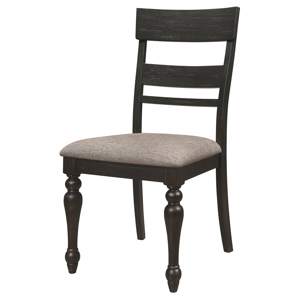 Bridget Wood Dining Side Chair Charcoal, Set of 2