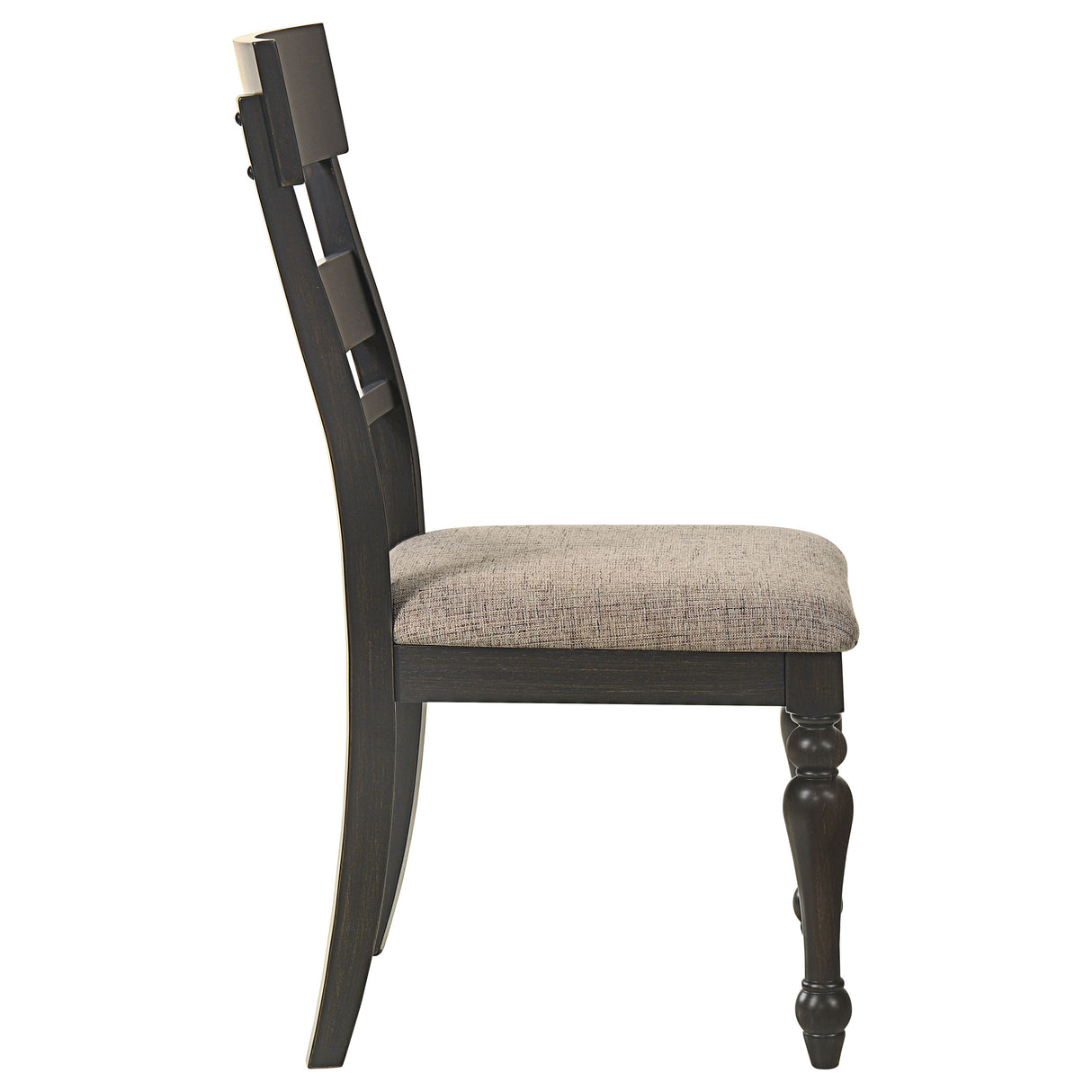 Bridget Wood Dining Side Chair Charcoal, Set of 2
