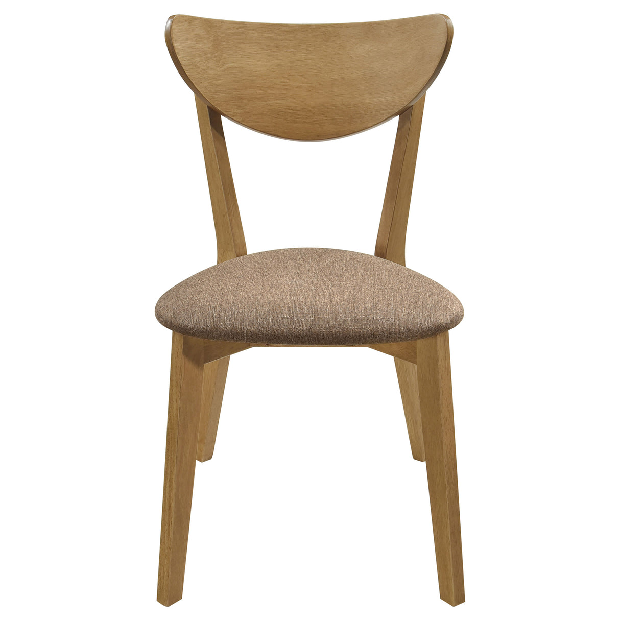 Elowen 5-Piece Round Dining Set, Light Walnut