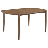 Dortch 5-Piece Oval Walnut Wood Dining Set