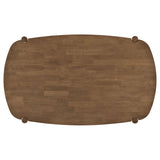 Dortch 5-Piece Oval Walnut Wood Dining Set