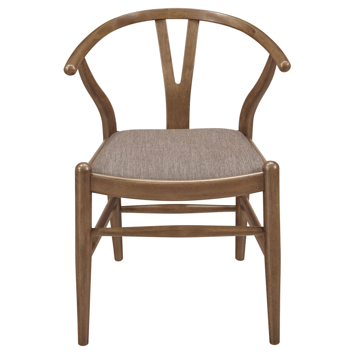 Dinah 5-Piece Round Walnut Dining Set