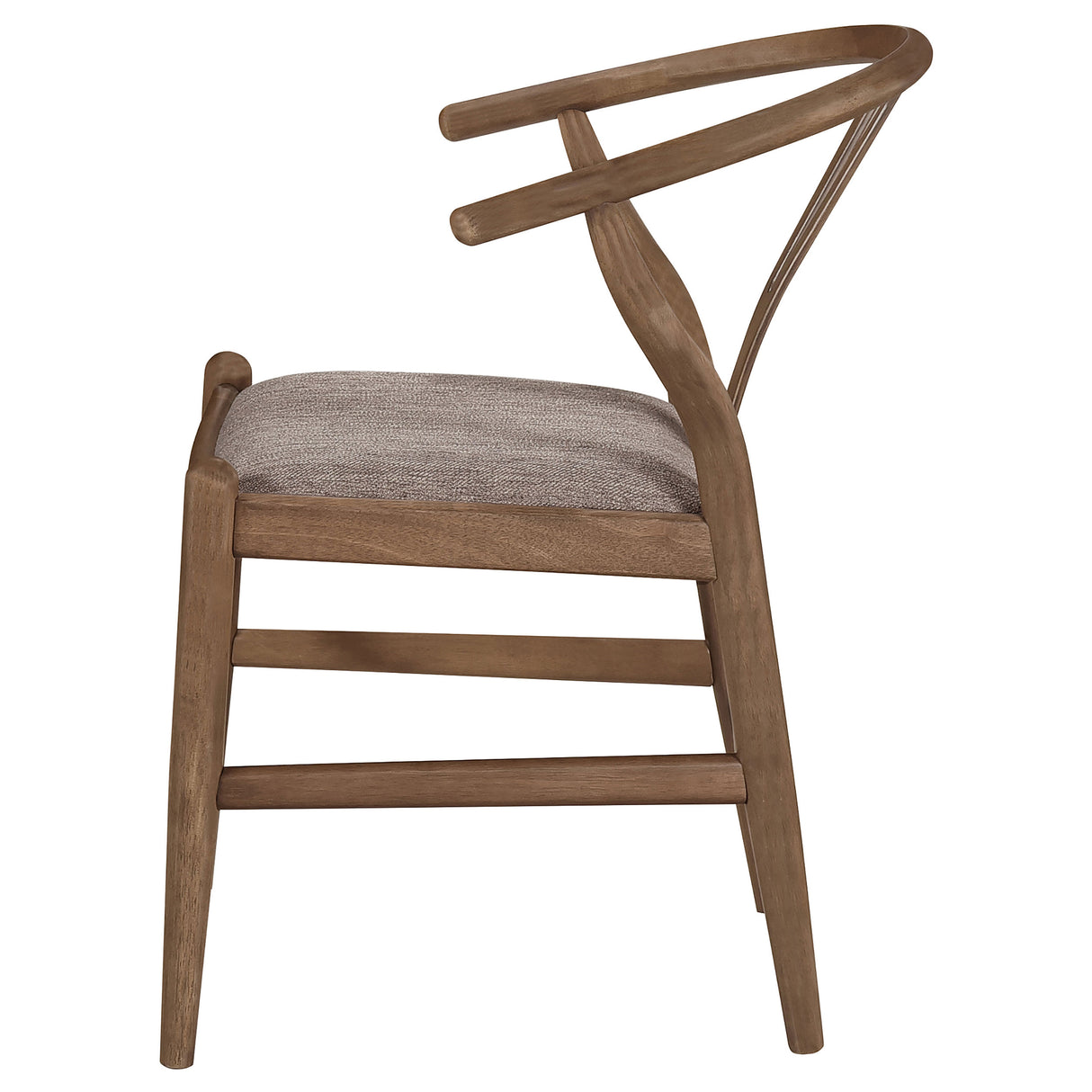 Dinah Wood Wishbone Dining Side Chair Walnut Set of 2