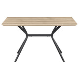 Edgecreek 53-Inch Light Brown Composite Wood Dining Table