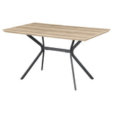 Edgecreek 53-Inch Light Brown Composite Wood Dining Table
