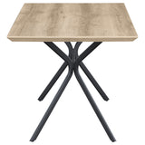 Edgecreek 53-Inch Light Brown Composite Wood Dining Table
