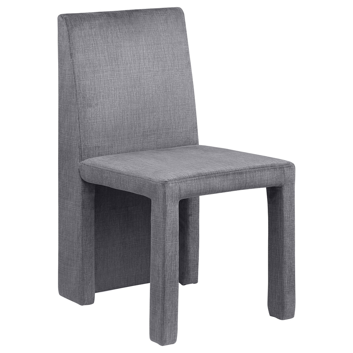 Tordera Velvet Upholstered Dining Side Chair Grey, Set of 2