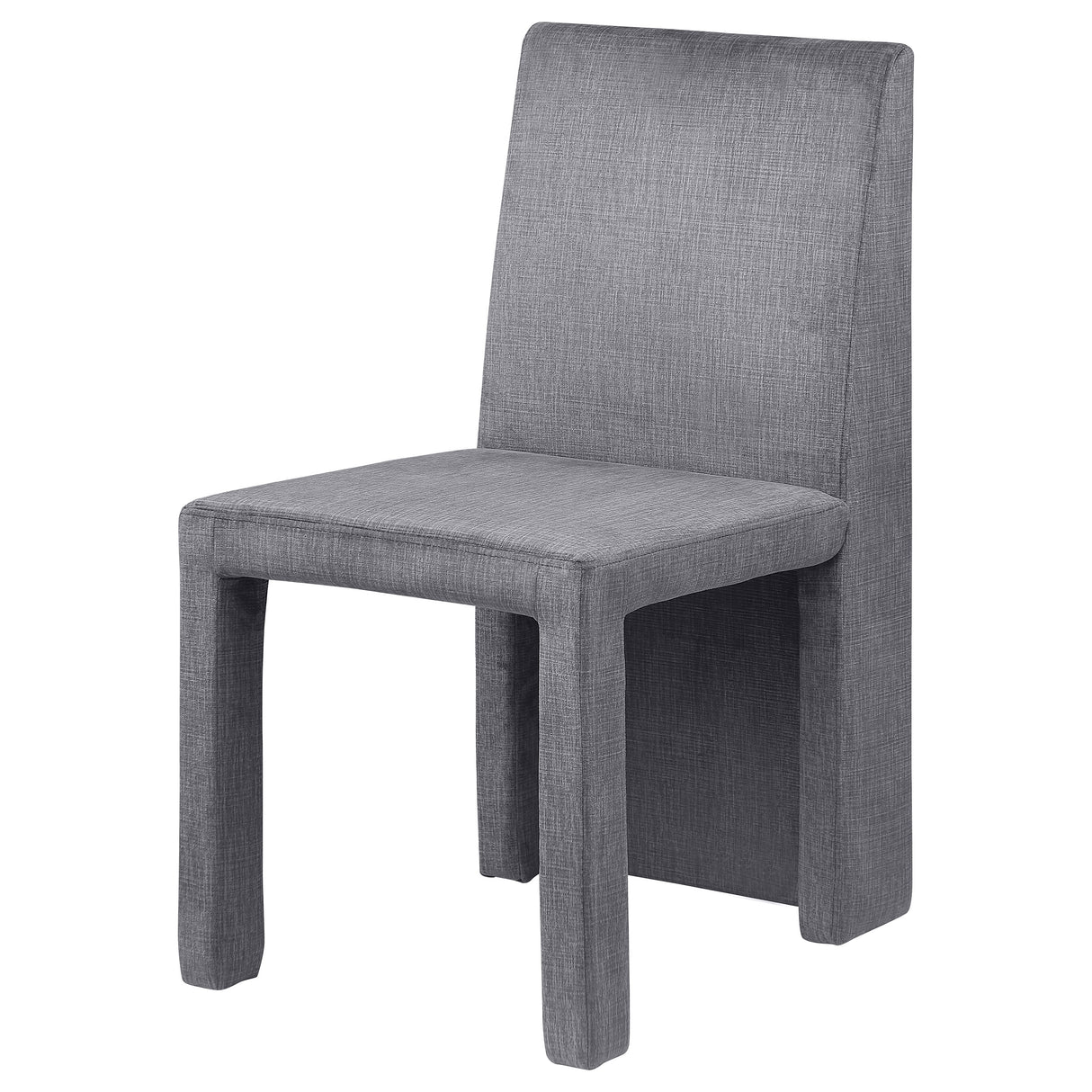 Tordera Velvet Upholstered Dining Side Chair Grey, Set of 2