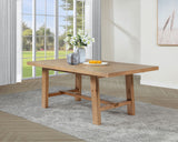 Middleton 76-inch Extension Dining Table Natural Brown