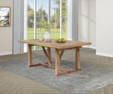 Middleton 106-inch Extension Dining Table Natural Brown