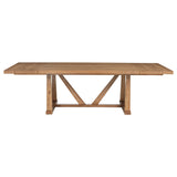 Middleton 106-inch Extension Dining Table Natural Brown