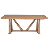 Middleton 106-inch Extension Dining Table Natural Brown