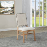 Middleton Upholstered Dining Side Chair, Beige (Set of 2)