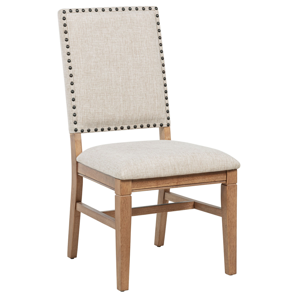 Middleton Upholstered Dining Side Chair, Beige (Set of 2)