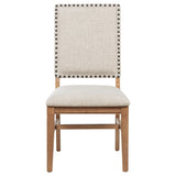 Middleton Upholstered Dining Side Chair, Beige (Set of 2)