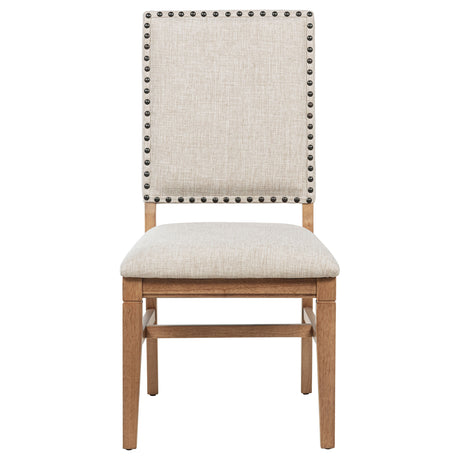 Middleton Upholstered Dining Side Chair, Beige (Set of 2)