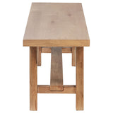 Middleton 60-inch Wood Backless Dining Bench Natural Brown