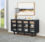 Middleton 4-Door Sideboard Server - Black