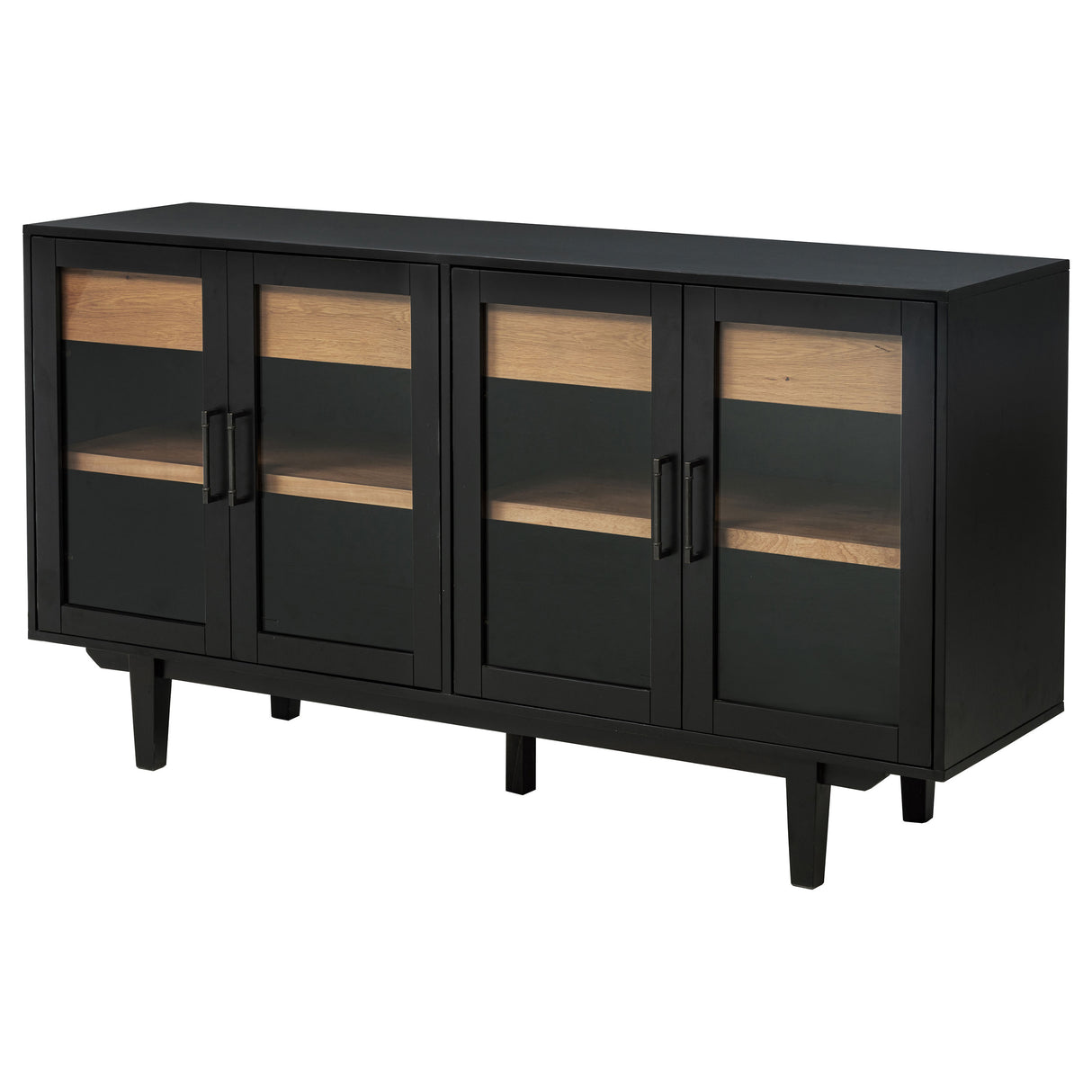 Middleton 4-Door Sideboard Server - Black