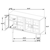 Middleton 4-Door Sideboard Server - Black
