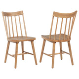 Middleton Solid Wood Dining Side Chair Brown, Set of 2