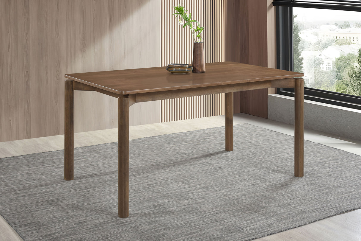 Parkridge 59-Inch Natural Walnut Dining Table