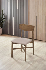 Parkridge Dining Side Chair Natural Walnut, Set of 2