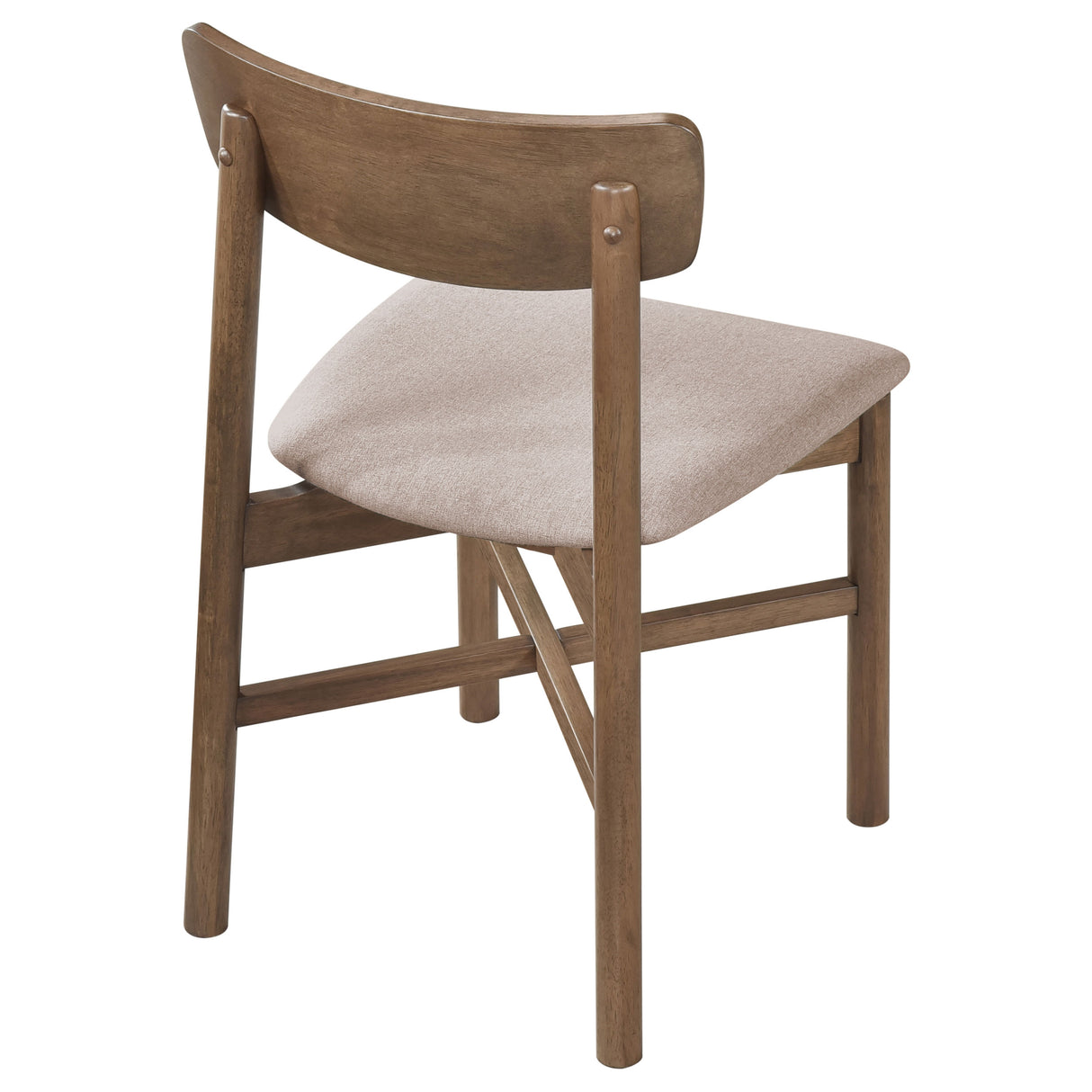 Parkridge Dining Side Chair Natural Walnut, Set of 2