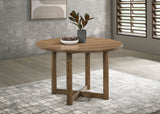 Crestmore 46-Inch Round Walnut Dining Table