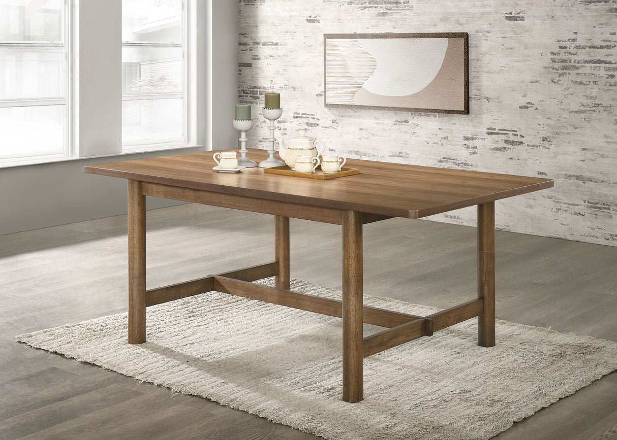 Crestmore 71-Inch Rectangular Walnut Dining Table