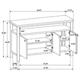 Crestmore 52-inch Walnut Dining Sideboard with Storage