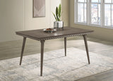 Onslow 59-Inch Rectangular Dining Table Dark Brown