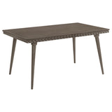 Onslow 59-Inch Rectangular Dining Table Dark Brown