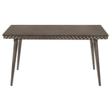 Onslow 59-Inch Rectangular Dining Table Dark Brown